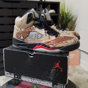 Air Jordan 5s Supreme collab